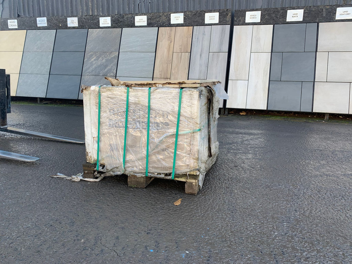 Clearance - Aged Quartz White Porcelain Paving - 900x600 Pure Clean Rental Solutions