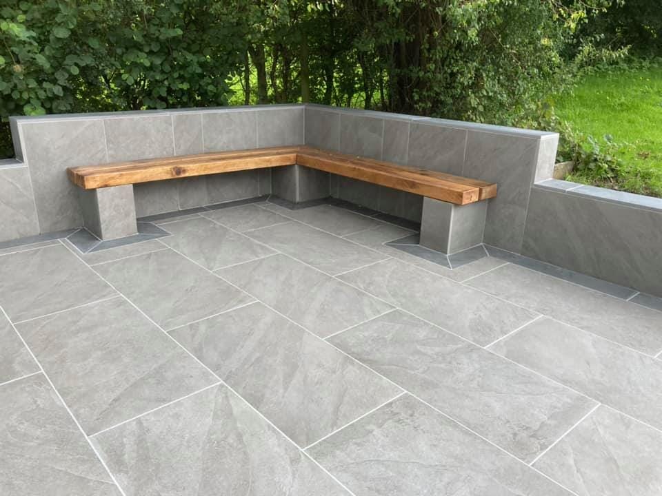 Clearance - Slate Piombo Porcelain Paving - 1200x600 2 Pure Clean Rental Solutions