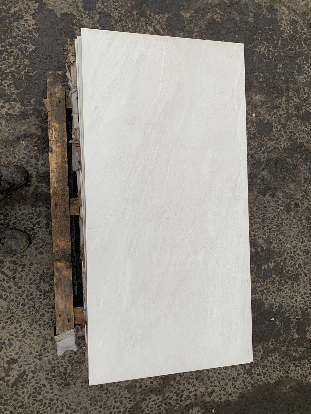 Clearance - Wals Bianco Porcelain Paving - 1200x600 Pure Clean Rental Solutions