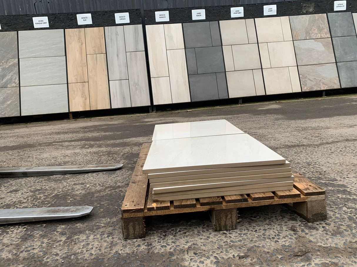 Clearance - Wals Bianco Porcelain Paving - 600x600 Pure Clean Rental Solutions