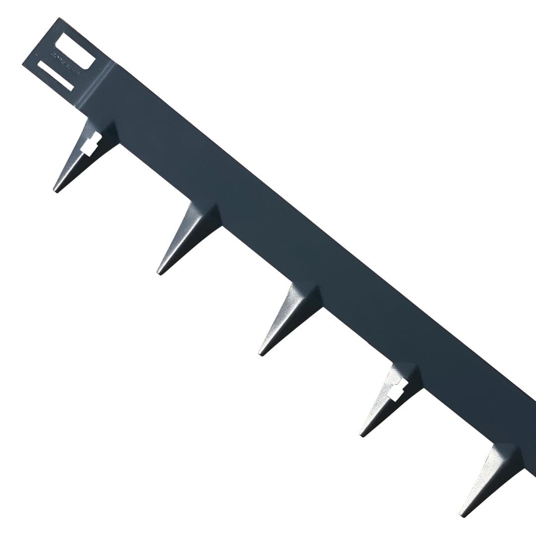 CORE EDGE Domestic Lawn Edging (Pack of 5 Linear Metres) Pure Clean Rental Solutions 65mm Face Anthracite Grey (RAL 7016)