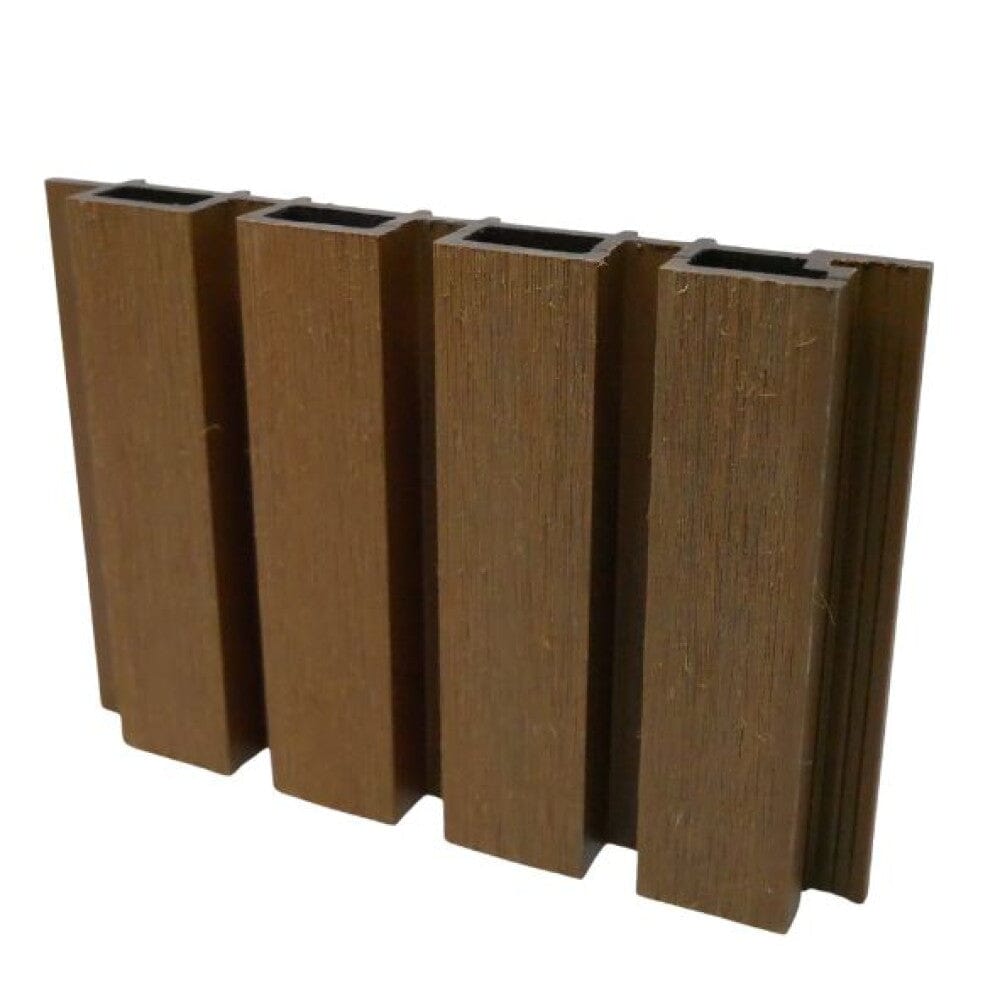 PureDeck Spiced Cedar 2.5M Composite Slatted Cladding Pure Clean Rental Solutions