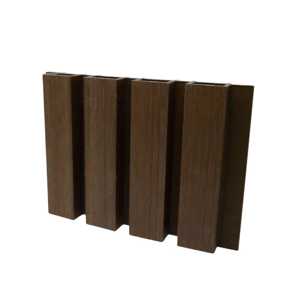 PureDeck Walnut 2.5M Composite Slatted Cladding Pure Clean Rental Solutions