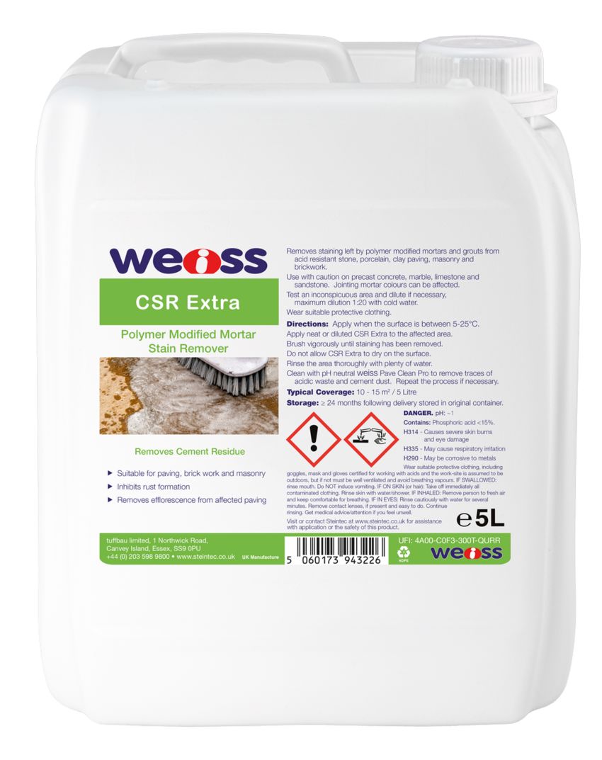 Steintec Weiss CSR Extra 5Ltr Pure Clean Rental Solutions