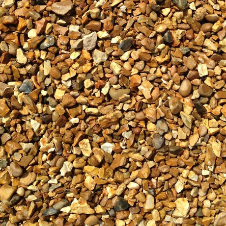 10mm Golden Gravel Bulk Bag Pure Clean Rental Solutions