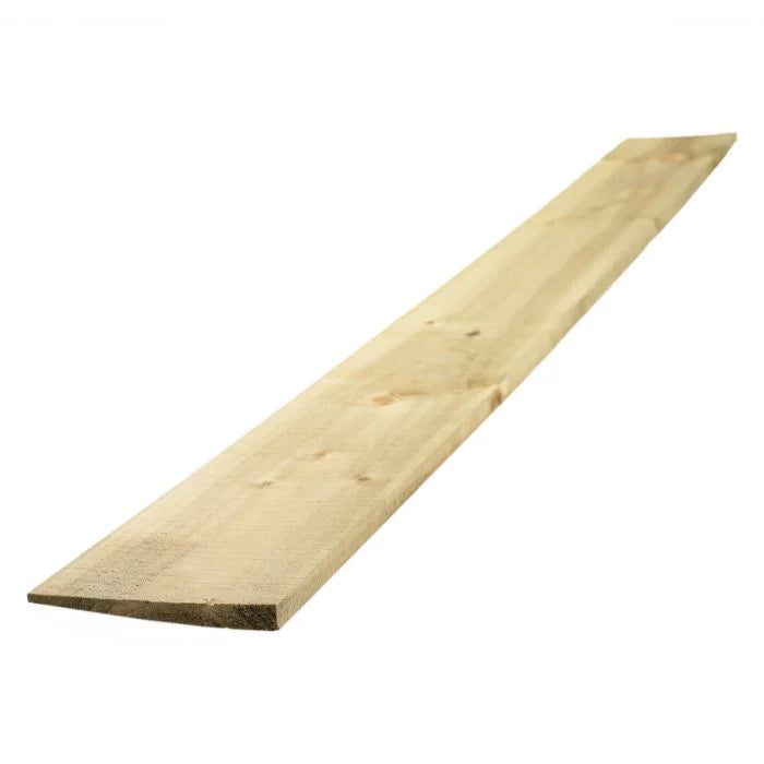 11 x 125mm Feather Edged Boards Treated Pure Clean Rental Solutions 2.4M Length