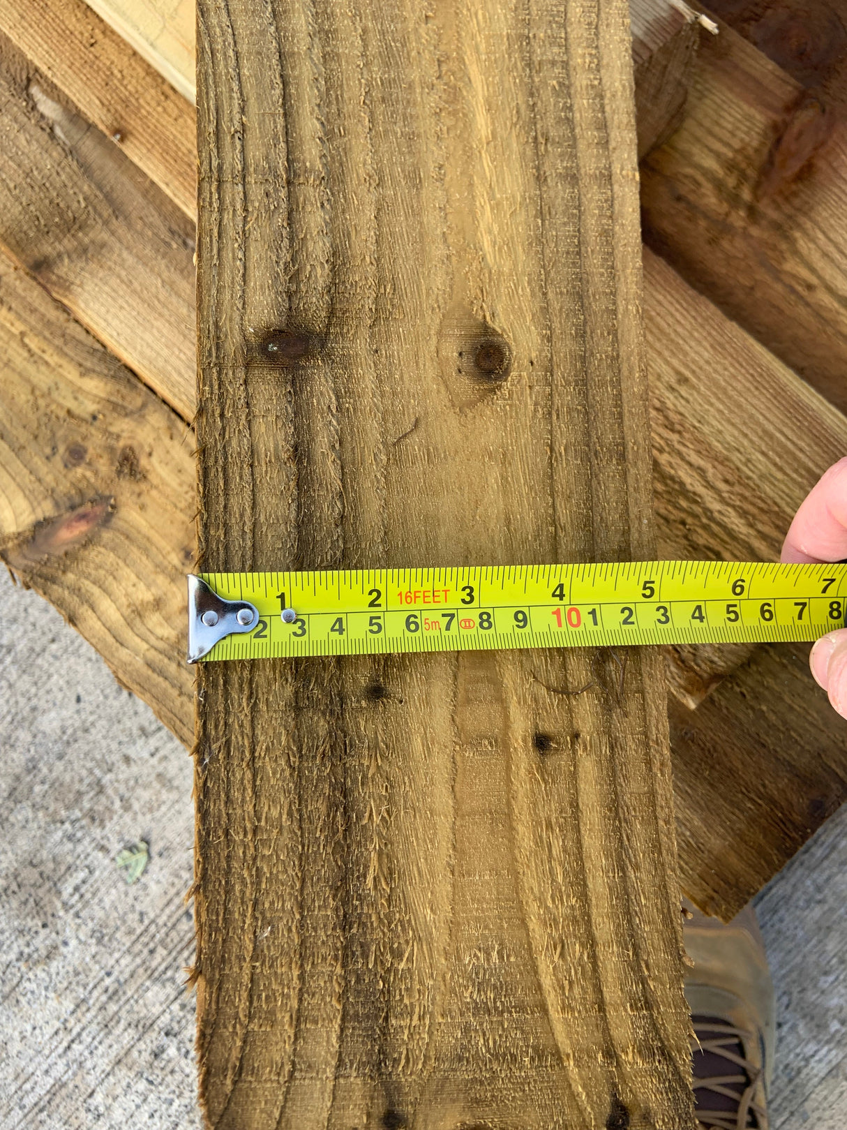11mm x 125mm (22mm 2EX) Feather Edged Boards Treated Pure Clean Rental Solutions