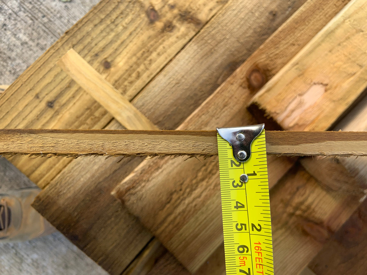 11mm x 125mm (22mm 2EX) Feather Edged Boards Treated Pure Clean Rental Solutions
