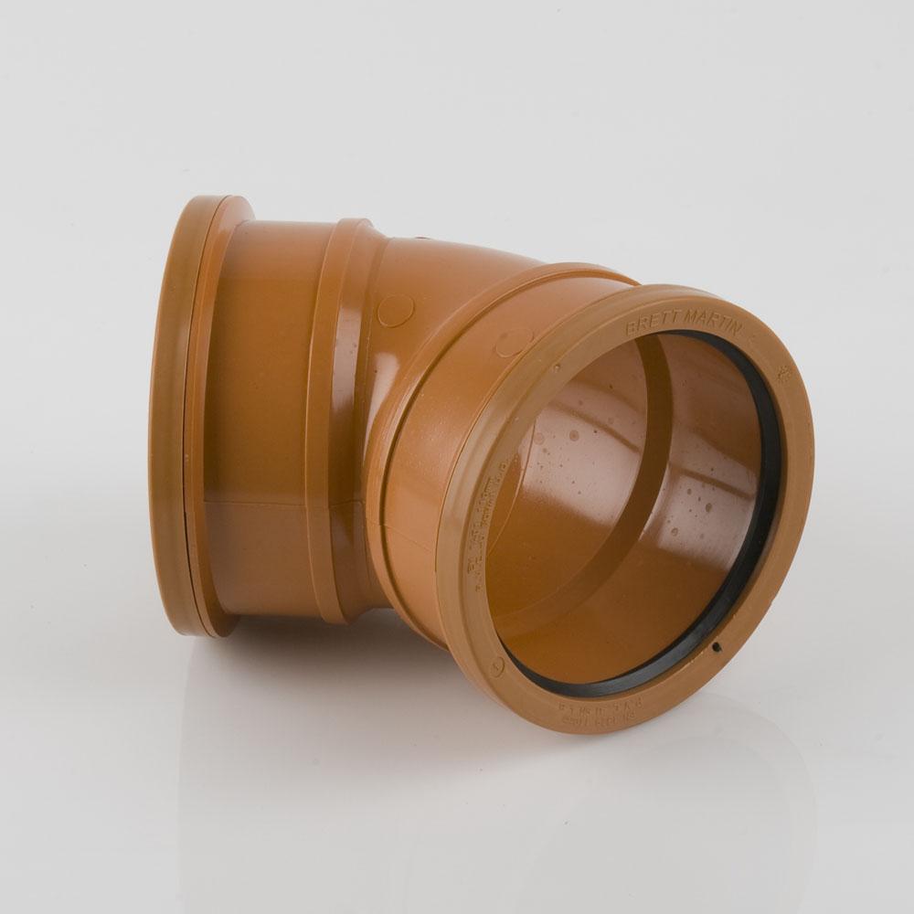 45° Double Socket Bend 110mm Pure Clean Rental Solutions