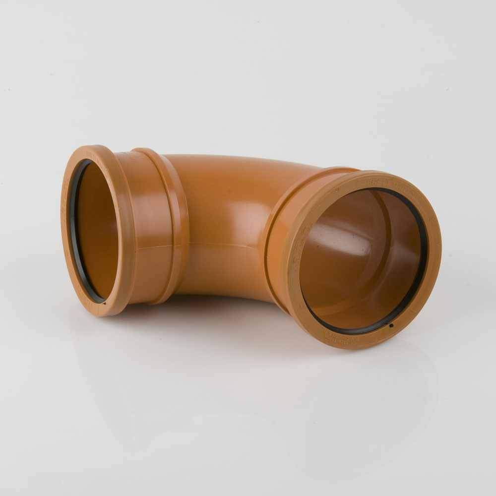 87.5° Double Socket Bend 110mm Pure Clean Rental Solutions