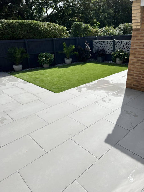 Aged Honed Kandla Grey - Porcelain Paving Pure Clean Rental Solutions