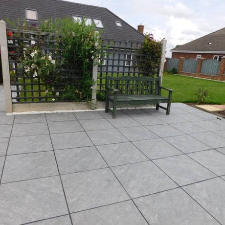 Aged Quartz Grey - Porcelain Paving Pure Clean Rental Solutions