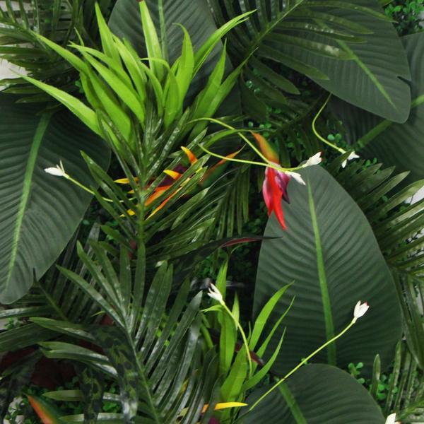 Artificial 3D Plant all with Lush Tropical Birds of Paradise 100x50cm Pure Clean Rental Solutions