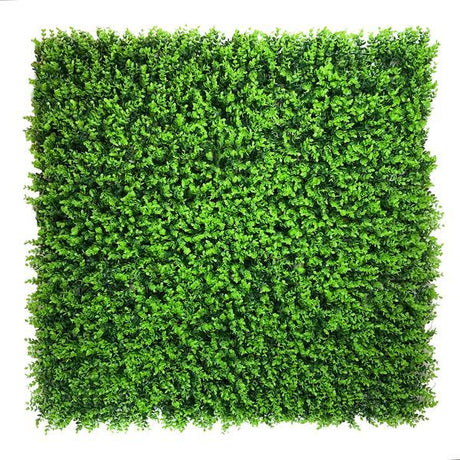 Artificial Green Wall Mixed Plant Panel with Button Moss 100x100 cm Pure Clean Rental Solutions