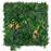 Artificial Green Wall Panel with variegated foliage and orange tiger lillies 100x100 cm Pure Clean Rental Solutions 