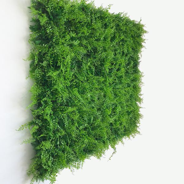 Artificial Green Wall Plant Panel with Bamboo Fern 100x100 cm Pure Clean Rental Solutions