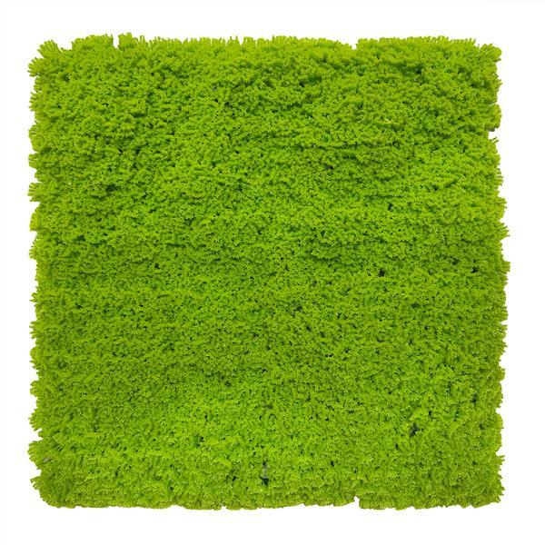 Artificial Lime Green Moss Panel 100x100 cm Pure Clean Rental Solutions