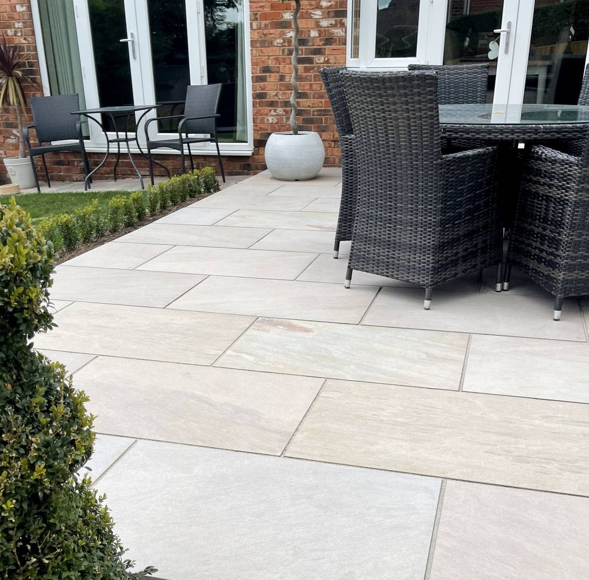 Camel Buff - Porcelain Paving Pure Clean Rental Solutions