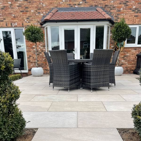 Camel Buff - Porcelain Paving Pure Clean Rental Solutions