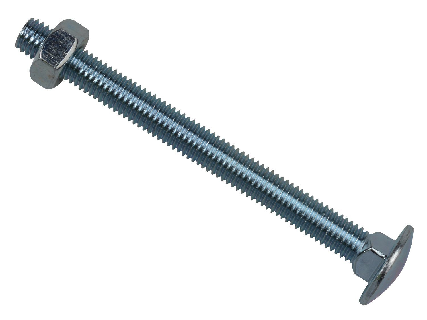 Carriage Bolts with Hex Nuts - Zinc Plated - Bag 10 Pure Clean Rental Solutions 