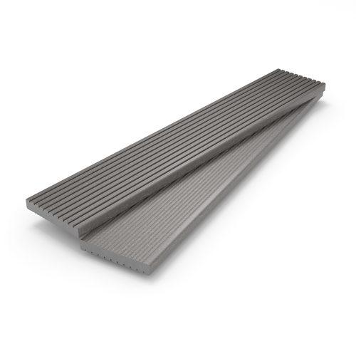 Ecodek® Signature AT - Composite Decking Board Pure Clean Rental Solutions Pebble Grey