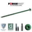 ForgeFast Timber Fixing Screws 2000h Green Torx Comp Pure Clean Rental Solutions