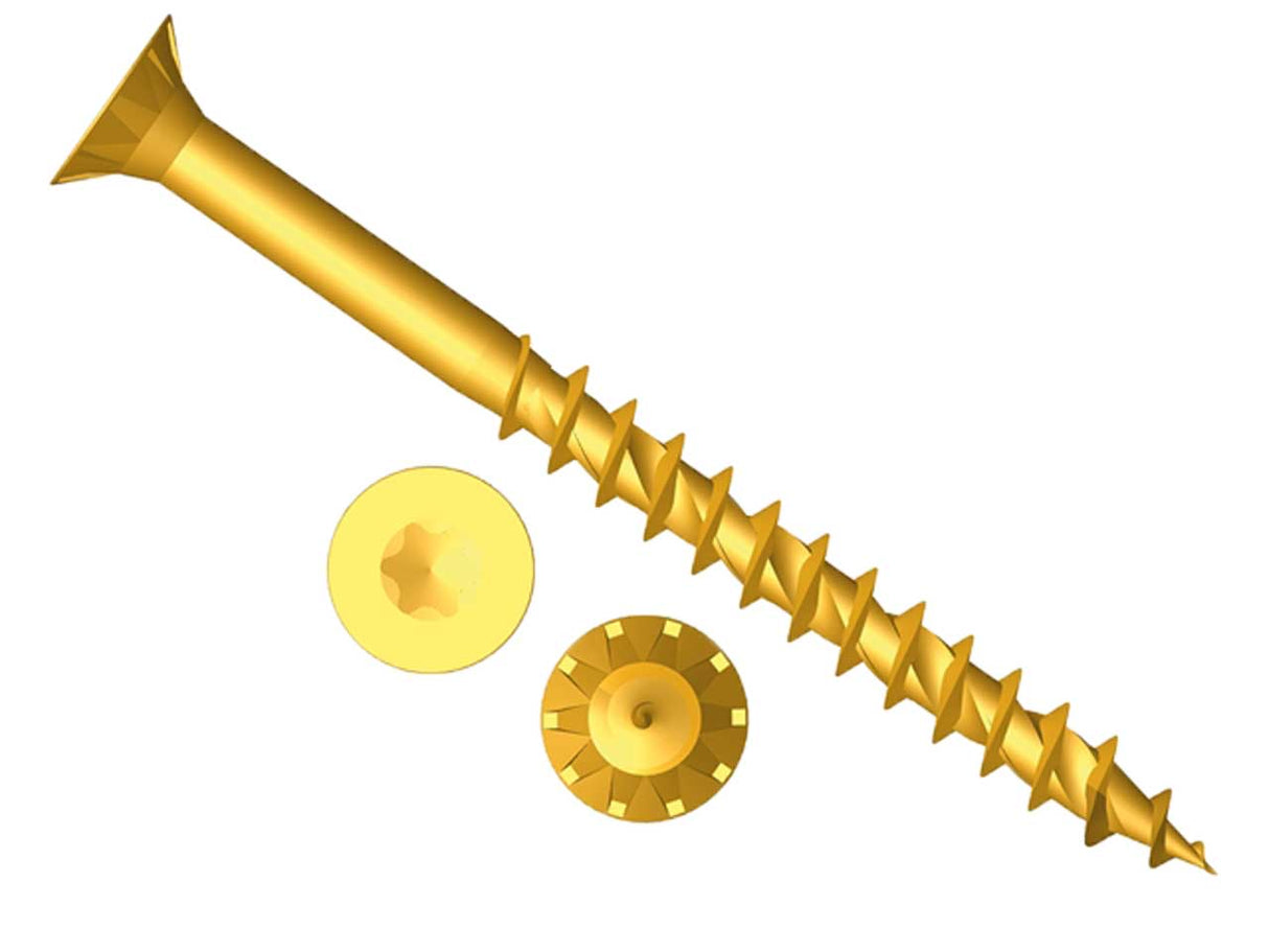 ForgeFast Torx Wood Screw ZY 5.0 x 100mm Box 100 Pure Clean Rental Solutions