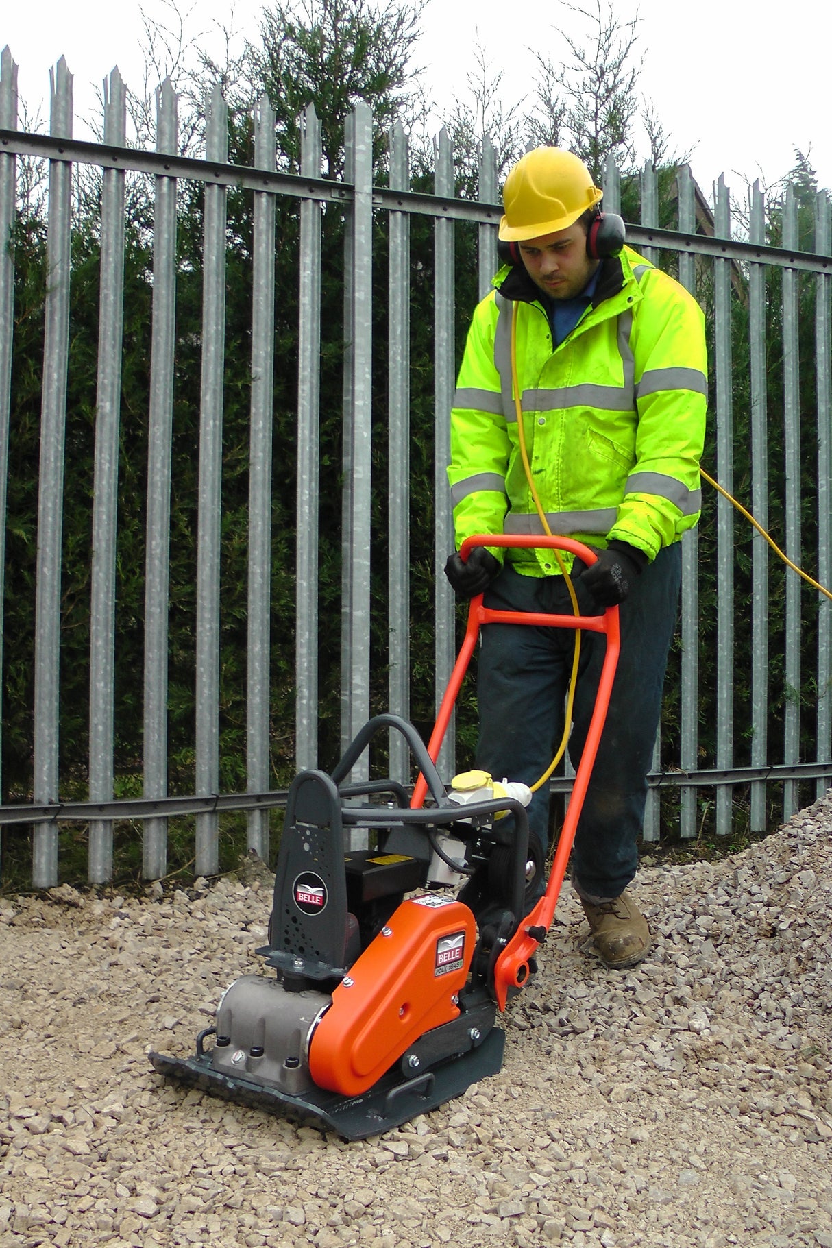 Heavyweight Electric Plate Compactor PCLX 16/45E Pure Clean Rental Solutions