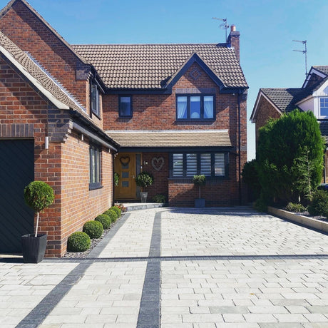 Kandla Grey Drivestone Sandstone Cobbles Pure Clean Rental Solutions