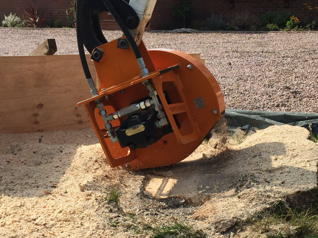 Micro Digger Stump Grinder Attachment Pure Clean Rental Solutions Week