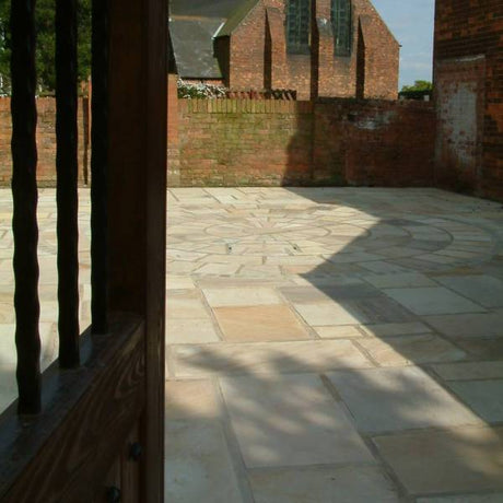 Mint Fossil - Natural Sandstone Paving Pure Clean Rental Solutions