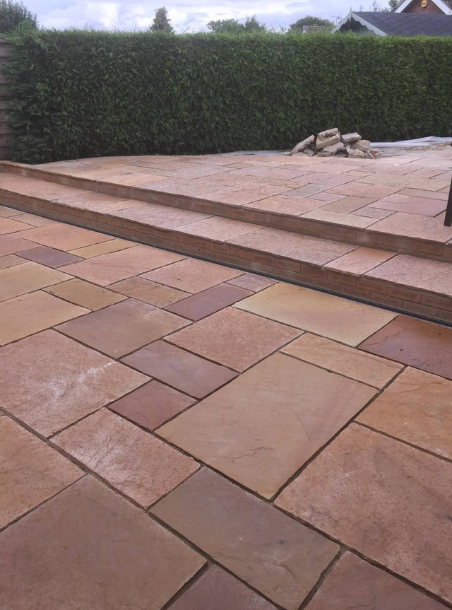 Modak - Natural Sandstone Paving Pure Clean Rental Solutions