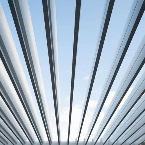 Nova - Titan 6x3m Rectangular Aluminium Pergola Pure Clean Rental Solutions