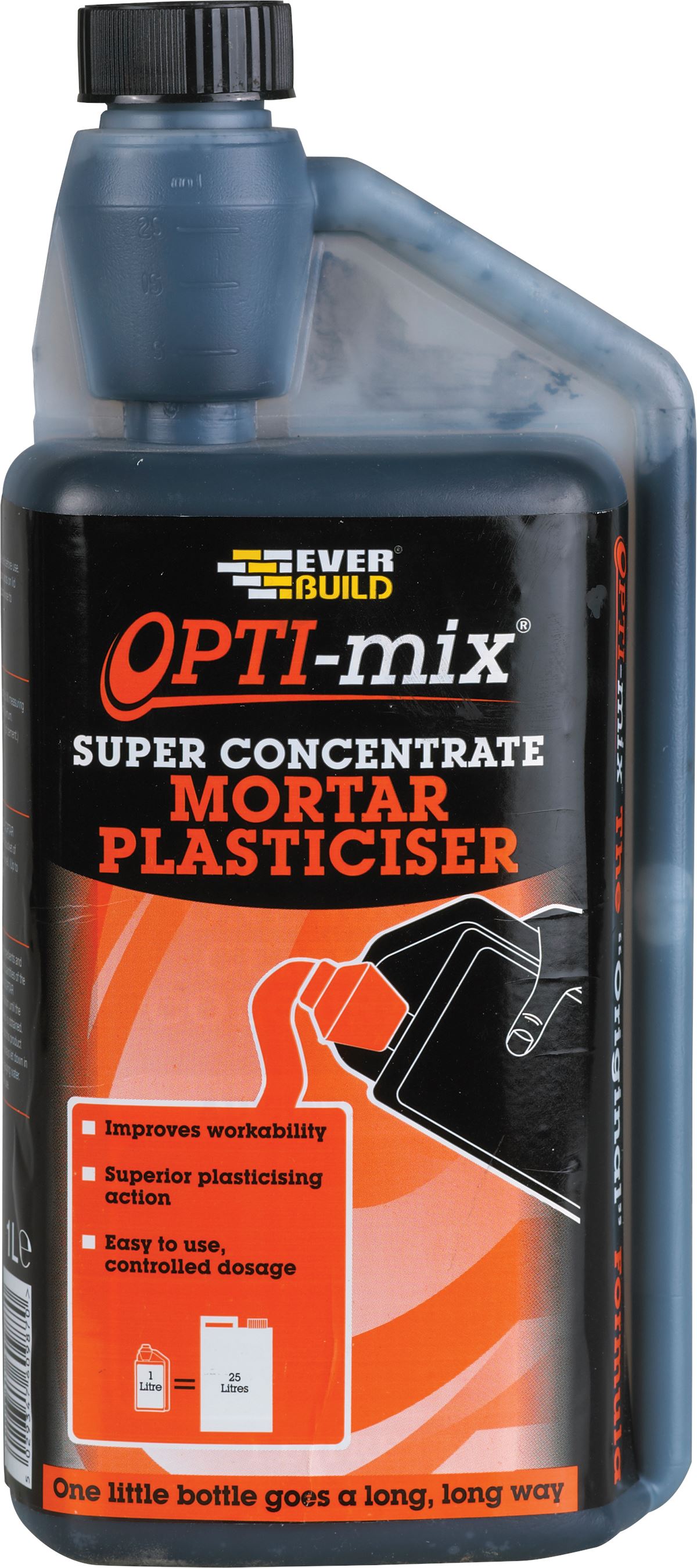 OPTI-MIX Mortar Plasticiser 1L Pure Clean Rental Solutions