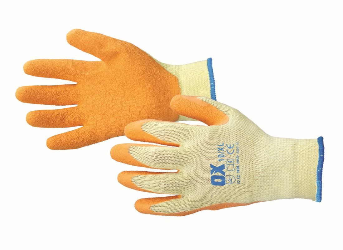 Ox Latex Grip Gloves Pure Clean Rental Solutions