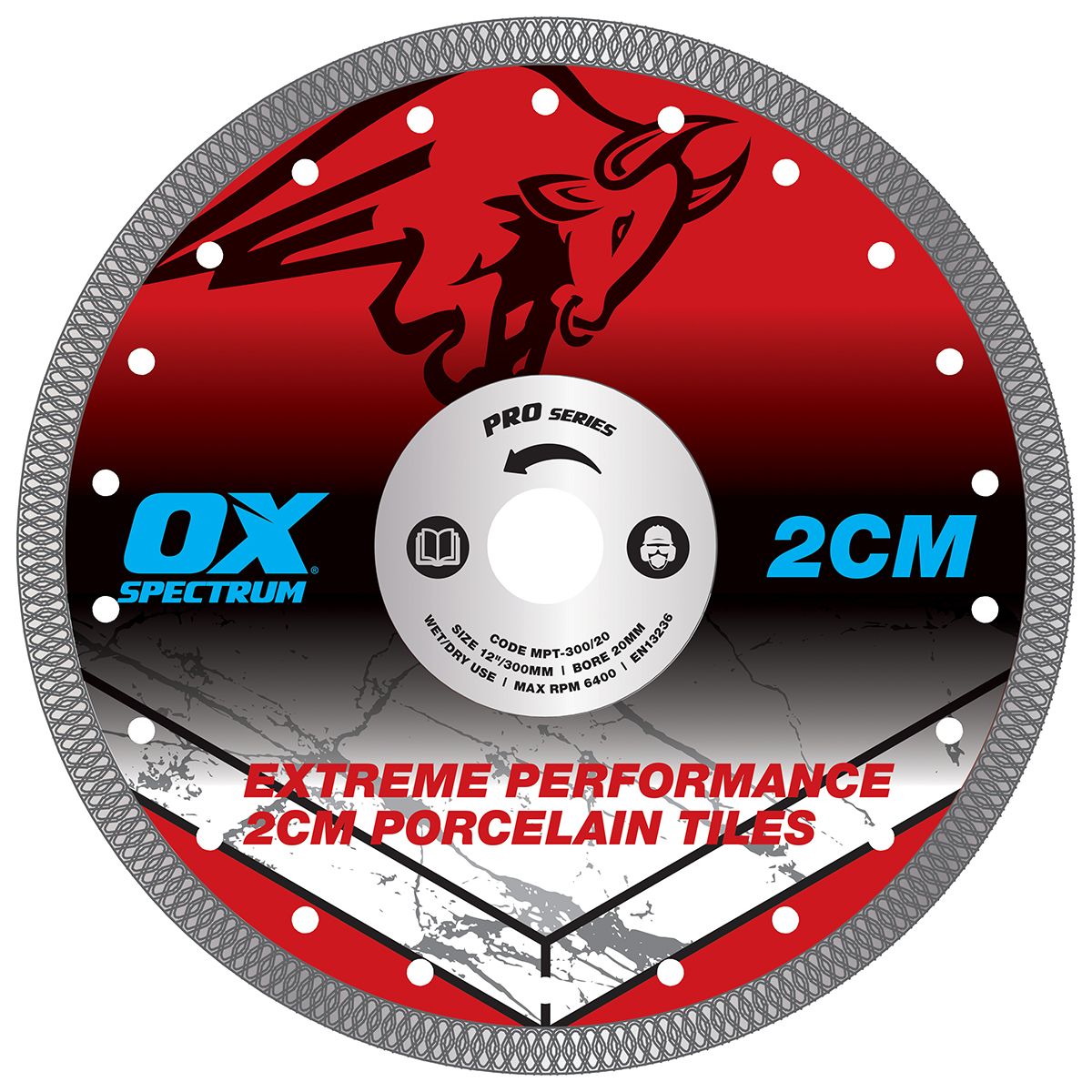 Ox Pro 2CM Porcelain Cutting Blades Pure Clean Rental Solutions