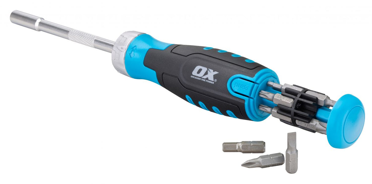 Ox Pro Heavy Duty Multibit Ratchet Screwdriver Pure Clean Rental Solutions