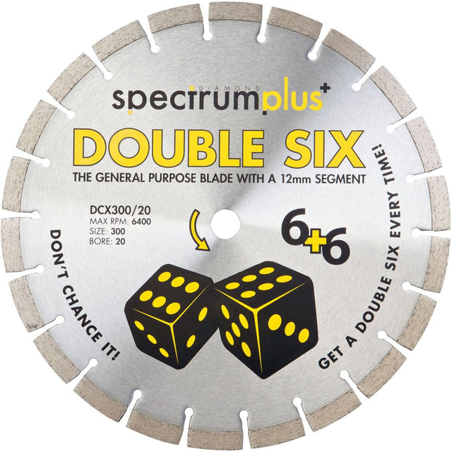 Ox Spectrum Plus Double Six Diamond Blade - General Purpose Pure Clean Rental Solutions