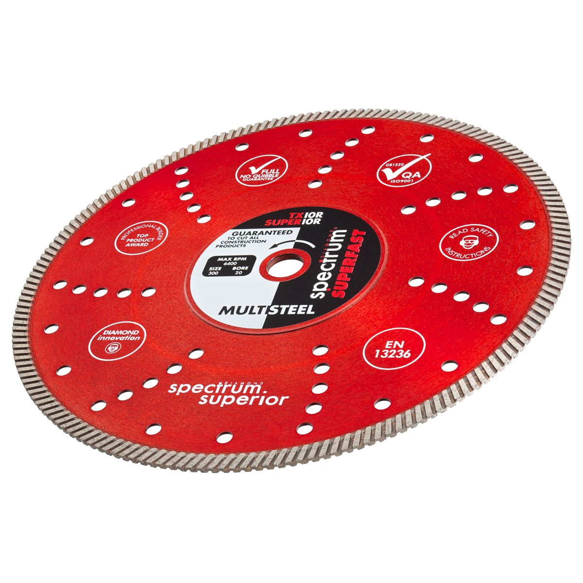 Ox Spectrum Superior Turbo Diamond Blade - Multi Steel Pure Clean Rental Solutions