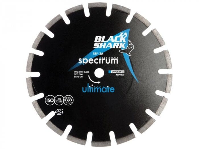 OX Tools ZA Ultimate Shark Diamond Blade - Asphalt 300 x 20mm Pure Clean Rental Solutions ZA300/20