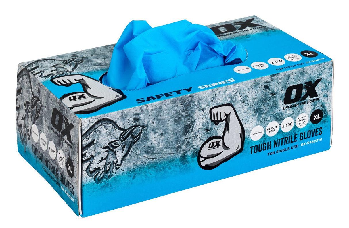 OX Tough Nitrile Disposable Gloves Pure Clean Rental Solutions