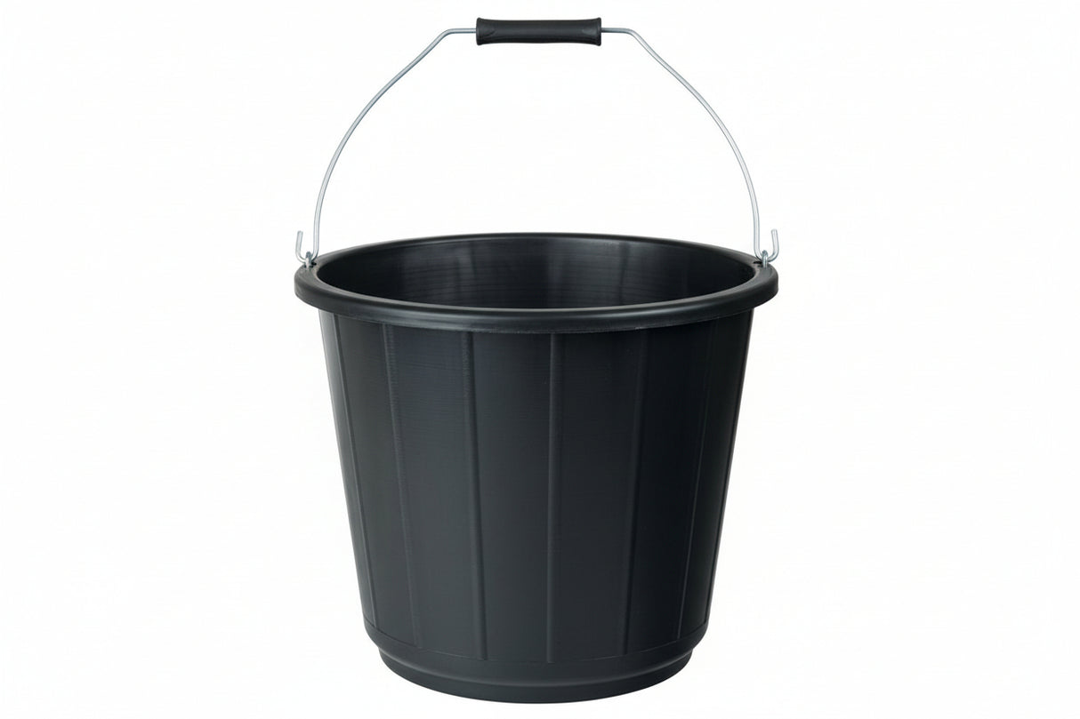 Ox Trade 15ltr Black Bucket Pure Clean Rental Solutions
