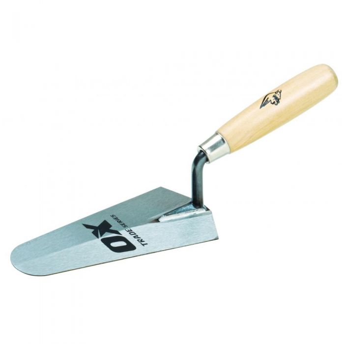 Ox Trade Gauging Trowel - Wooden Handle 7"/180mm Pure Clean Rental Solutions