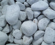 Polar White Cobbles 40-90mm Pure Clean Rental Solutions