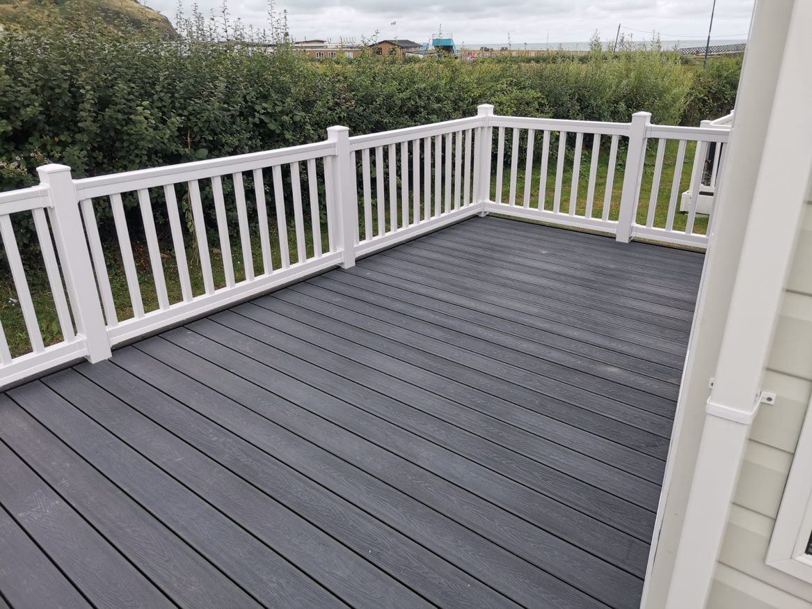 PureDeck Anthracite 3.6M Composite Decking Board Pure Clean Rental Solutions