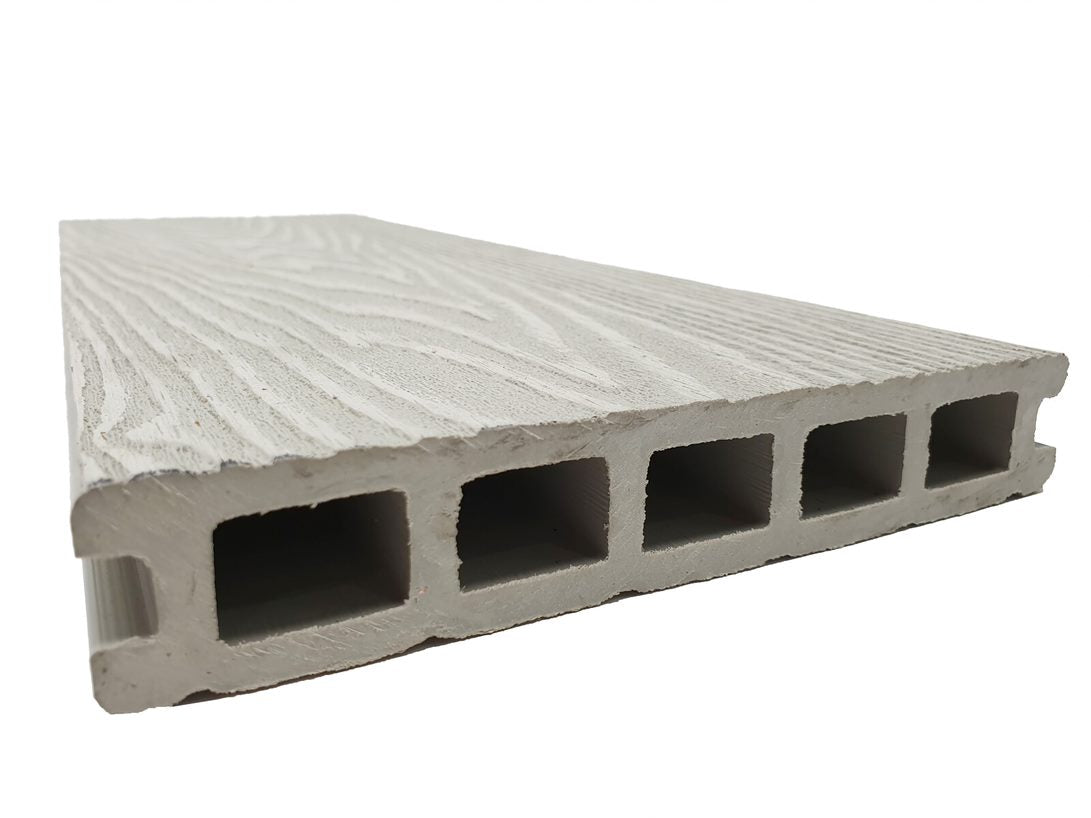 PureDeck Ash Grey 3.6M Composite Decking Board Pure Clean Rental Solutions