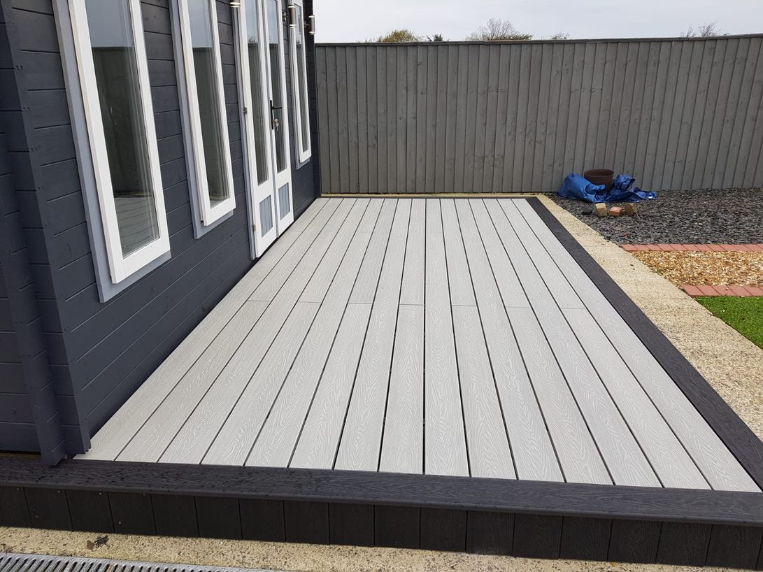 PureDeck Charcoal 3.6M Composite Decking Board Pure Clean Rental Solutions