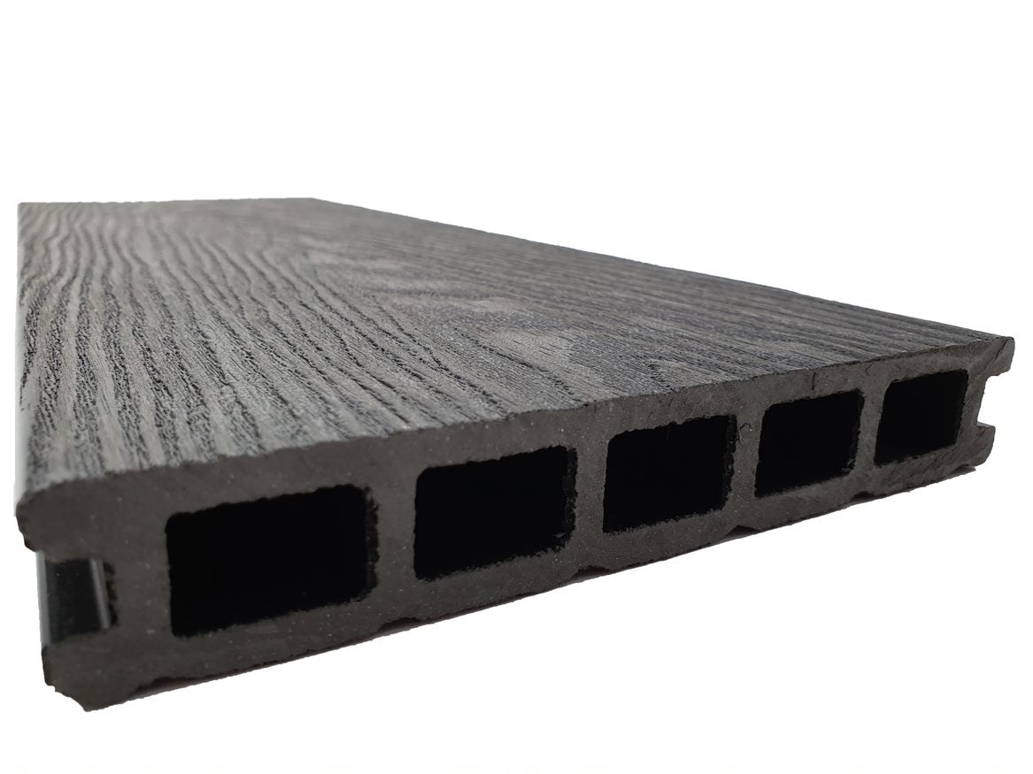 PureDeck Charcoal 3.6M Composite Decking Board Pure Clean Rental Solutions