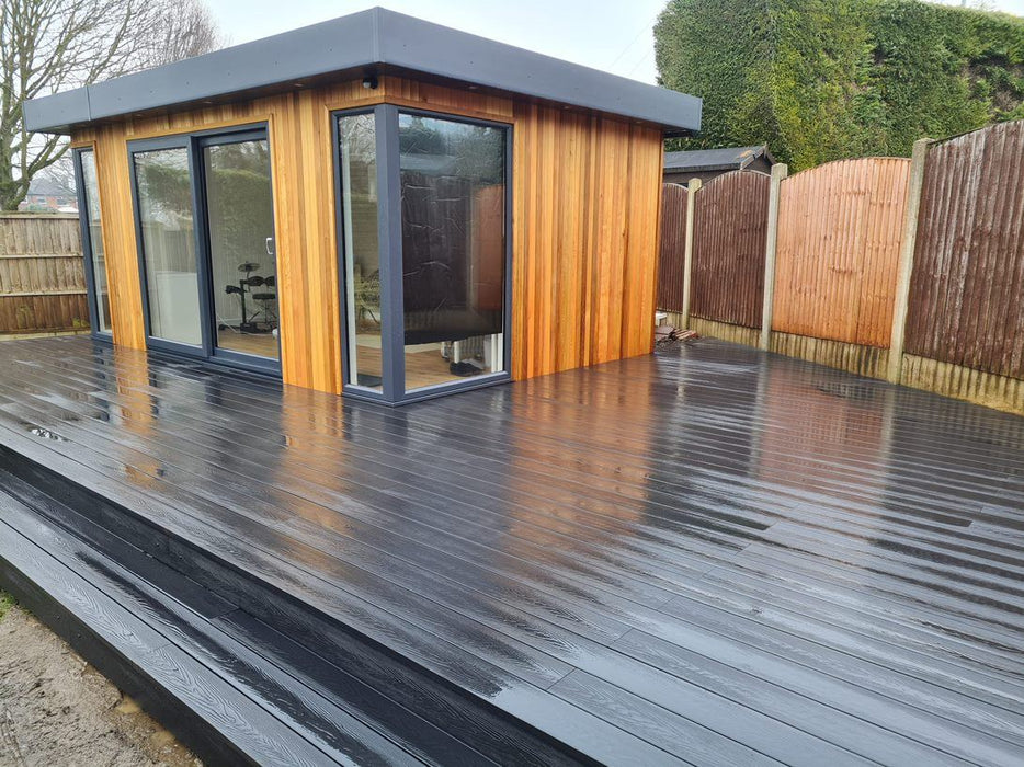 PureDeck Graphite 3.6M Composite Decking Board Pure Clean Rental Solutions 