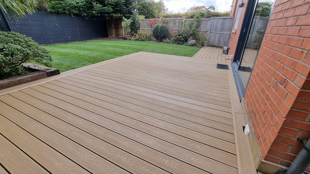 PureDeck Maple 3.6M Composite Decking Board Pure Clean Rental Solutions
